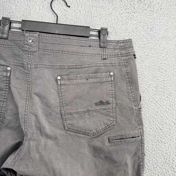 Kuhl Pants Men's 38x32 Gray Carpenter Generatr Hiking Faded Outdoor Work Whisker - Picture 8 of 11